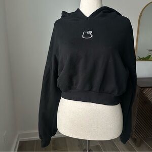 Hello Kitty Women's Black Hoodie Sweater